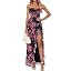 BTFBM Off The Shoulder Dresses for Women Summer 2026 Strapless Ruffle Slit Formal Wedding Guest D... | Amazon (US)