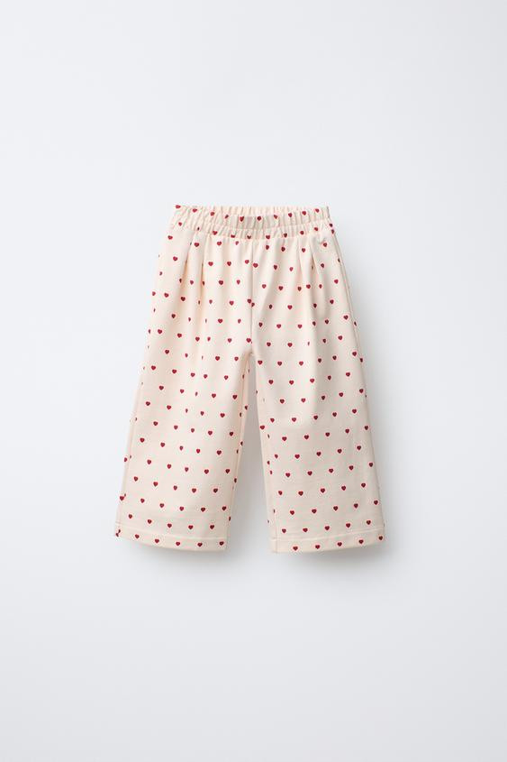 PLEATED HEART PANTS | Zara US