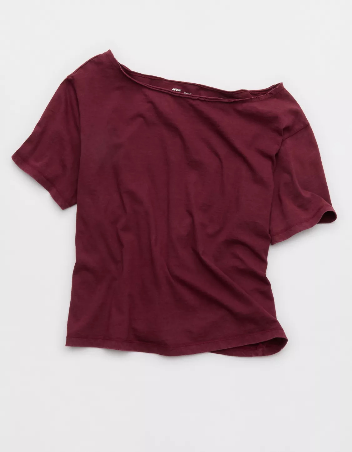 Aerie Off-The-Shoulder Relaxed Tee | American Eagle Outfitters (US & CA)