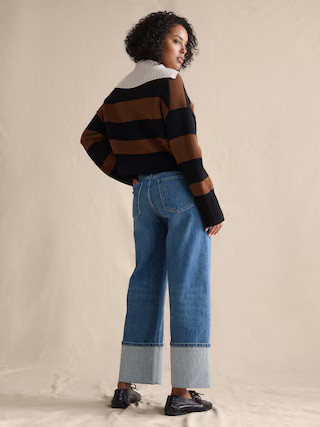 High-Rise Stovepipe Straight Leg Jean | Banana Republic (US)