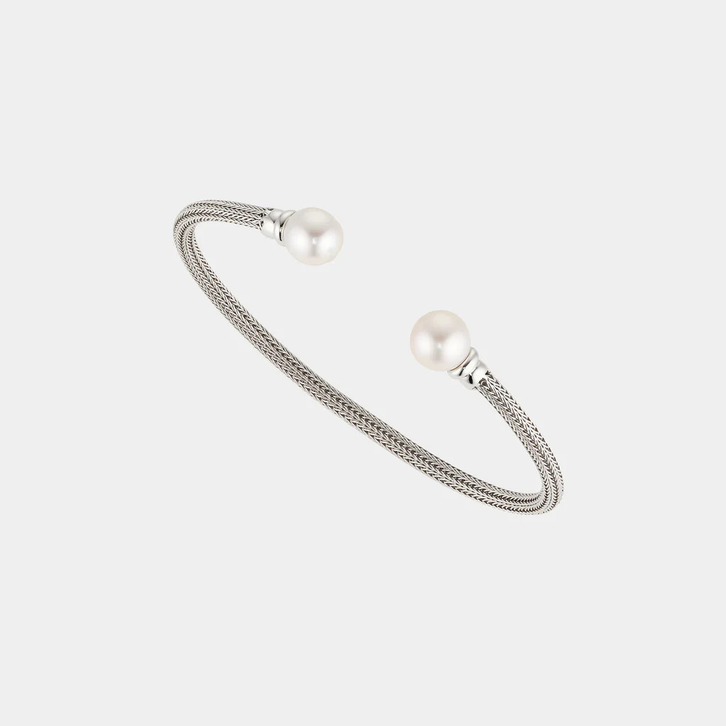 GENUINE FRESHWATER PEARL CHAIN FLEXI CUFF | NADRI