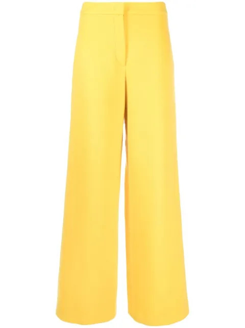 PUCCI wide-leg Wool Trousers - Farfetch | Farfetch Global