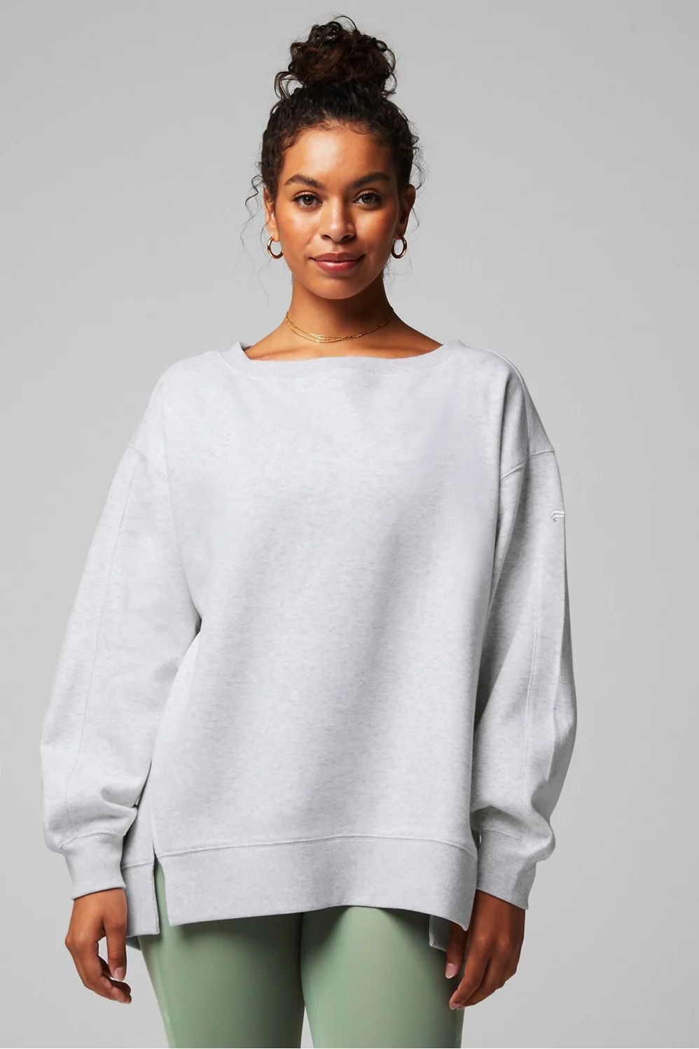 Cozy Fleece Oversized Sweatshirt | Fabletics - North America