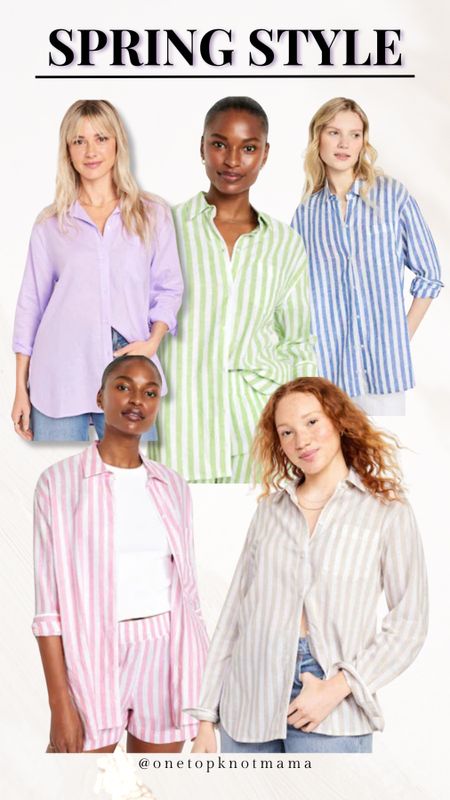 Linen tops - tall friendly fashion - spring style - spring sale

#LTKSeasonal #LTKsalealert #LTKworkwear