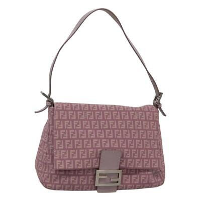 Auténtico bolso de hombro FENDI Zucchino de lona Mamma Baguette púrpura mr1102 | eBay US