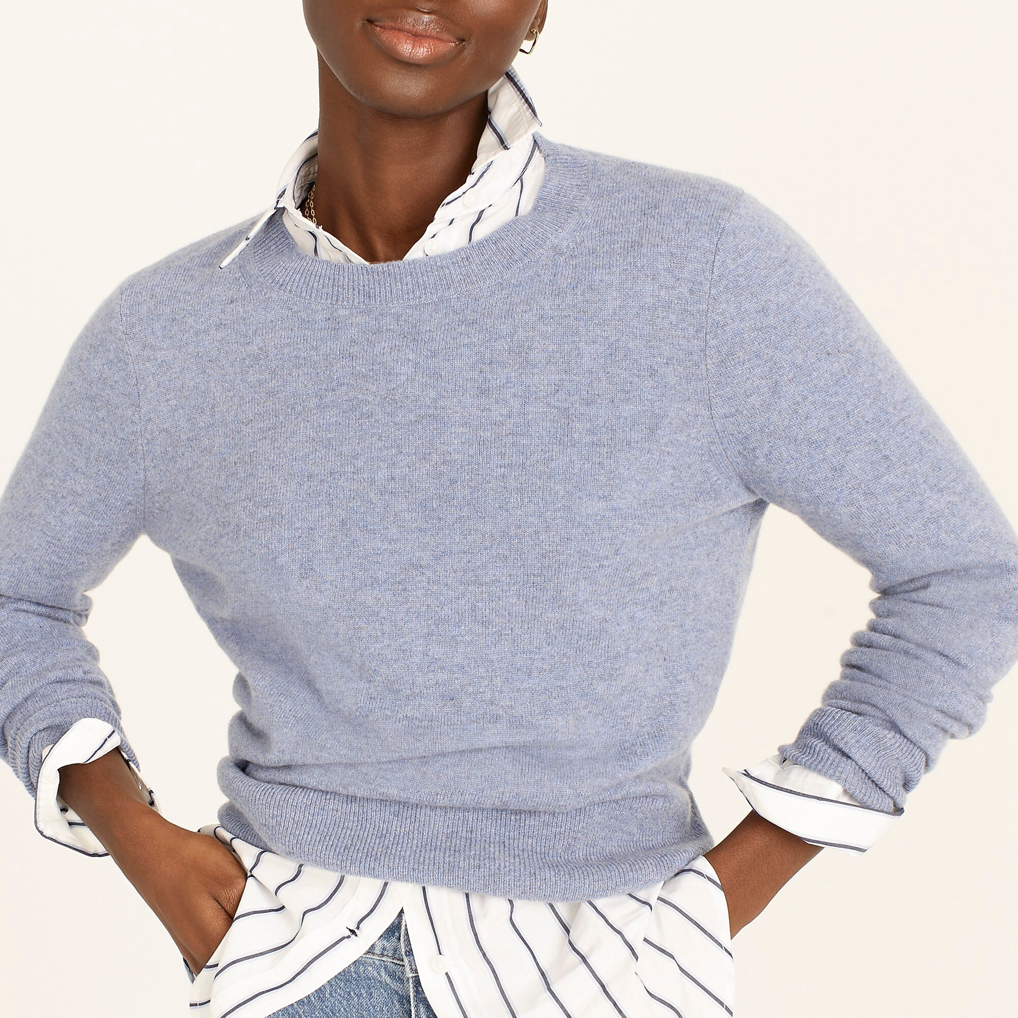 Cashmere classic-fit crewneck sweater | J. Crew US
