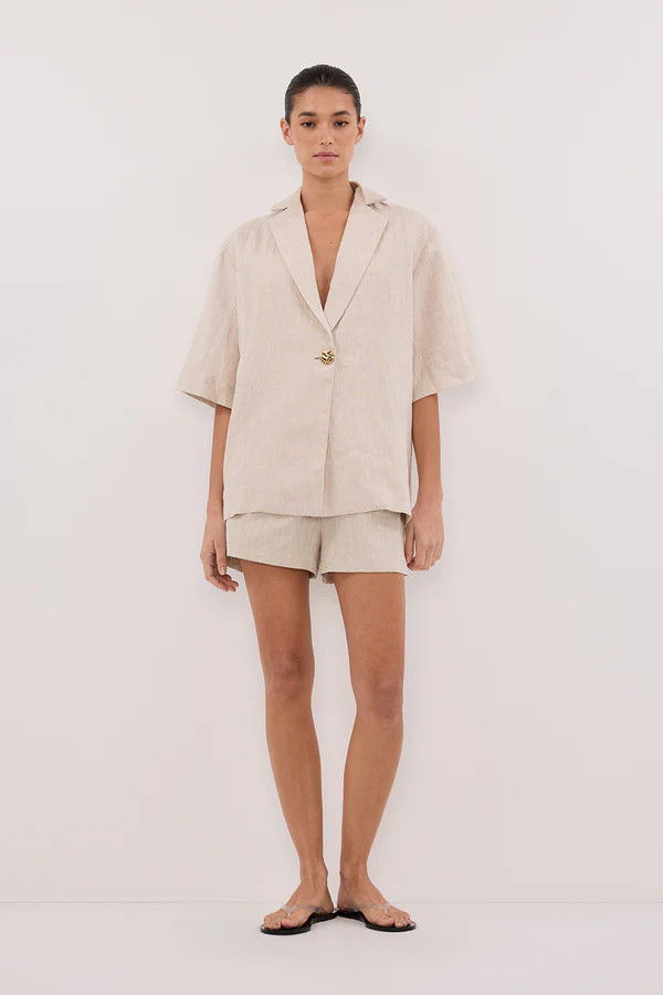 CORY NATURAL LINEN SHORT | DISSH