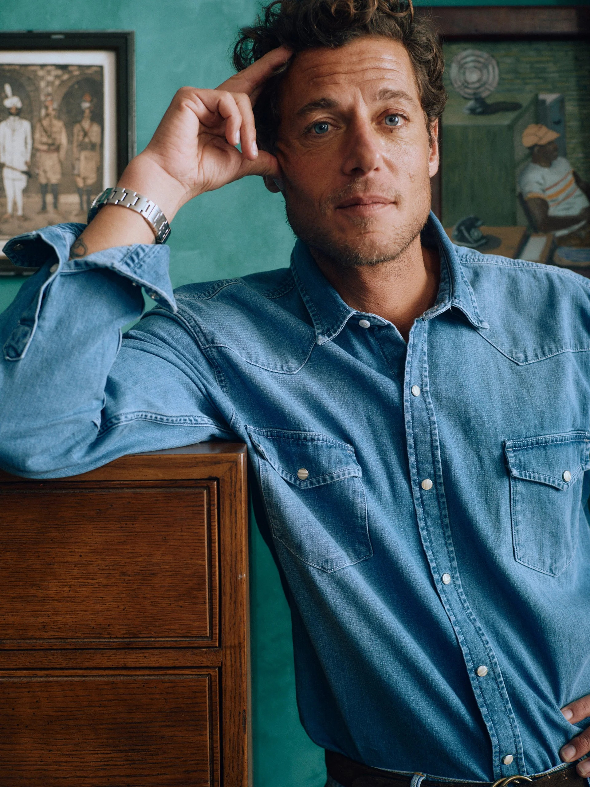 Ace High Woven Denim Shirt | J.McLaughlin