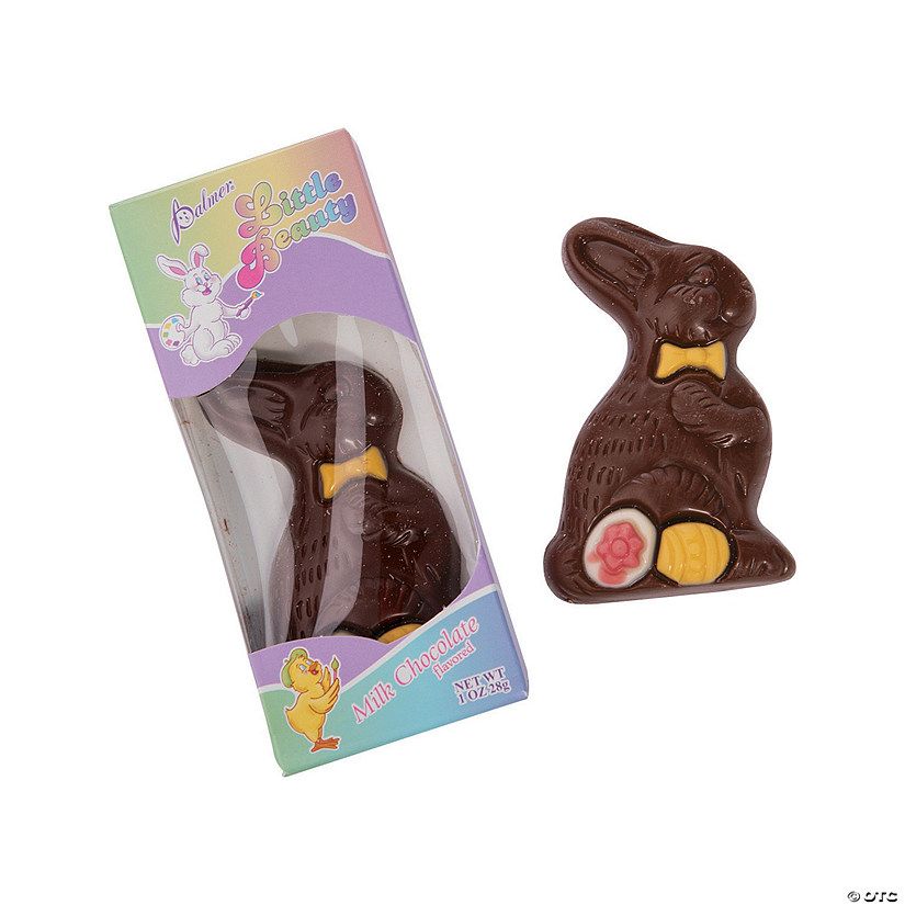 Chocolate Bunnies Easter Candy - 12 Pc. | Oriental Trading Company