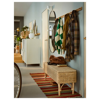 TOLKNING Rattan Bench