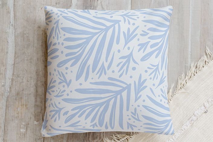 palm pattern Pillow by Julie Murray | Minted | Minted