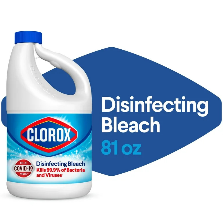 Clorox Disinfecting Liquid Bleach Cleaner, Regular Scent, 81 fl oz | Walmart (US)
