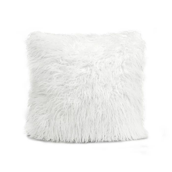 Luca Throw Pillow White - Lush Decor | Target