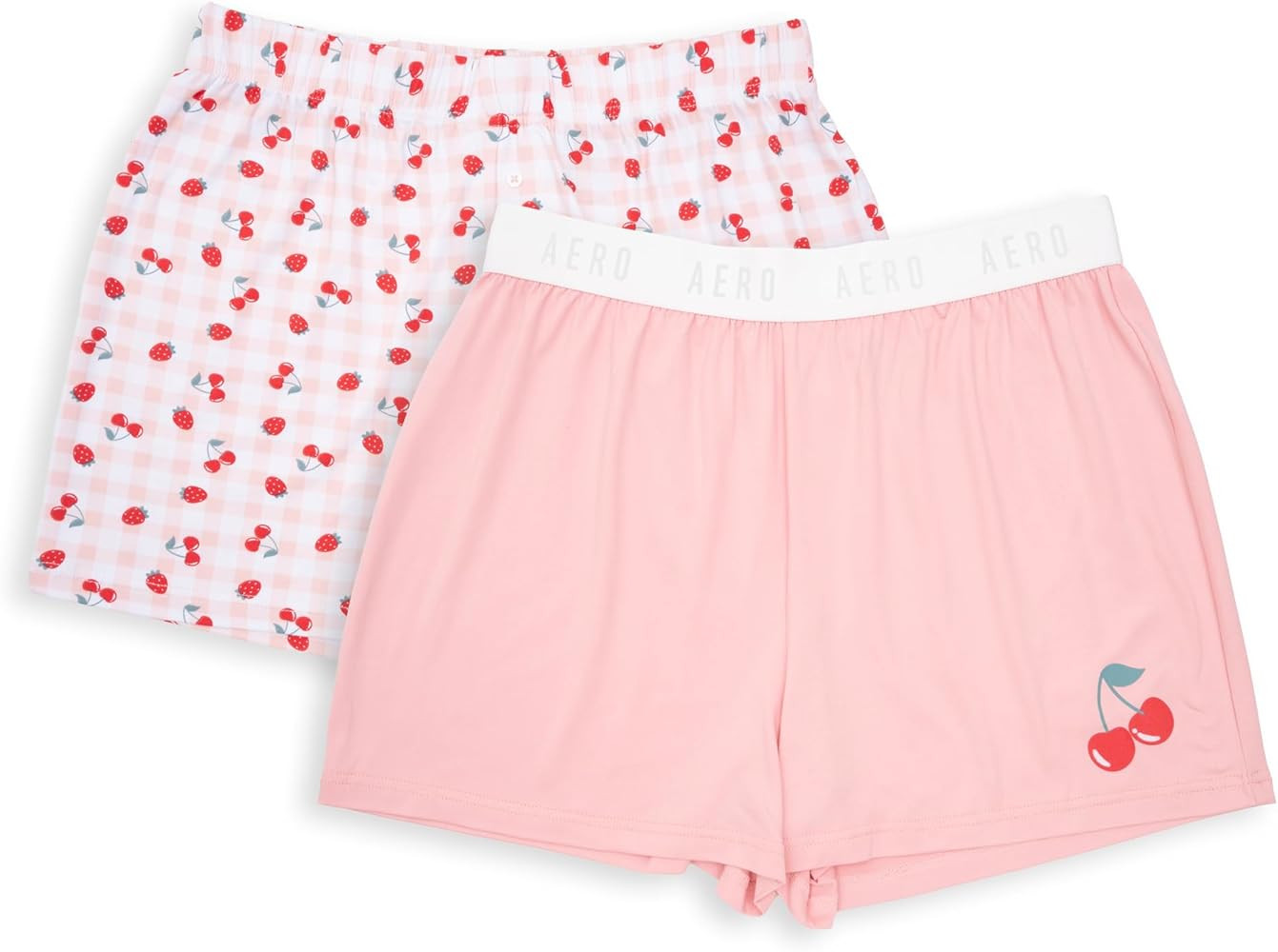 AEROPOSTALE womens 2 Pack Sleep Shorts | Amazon (US)
