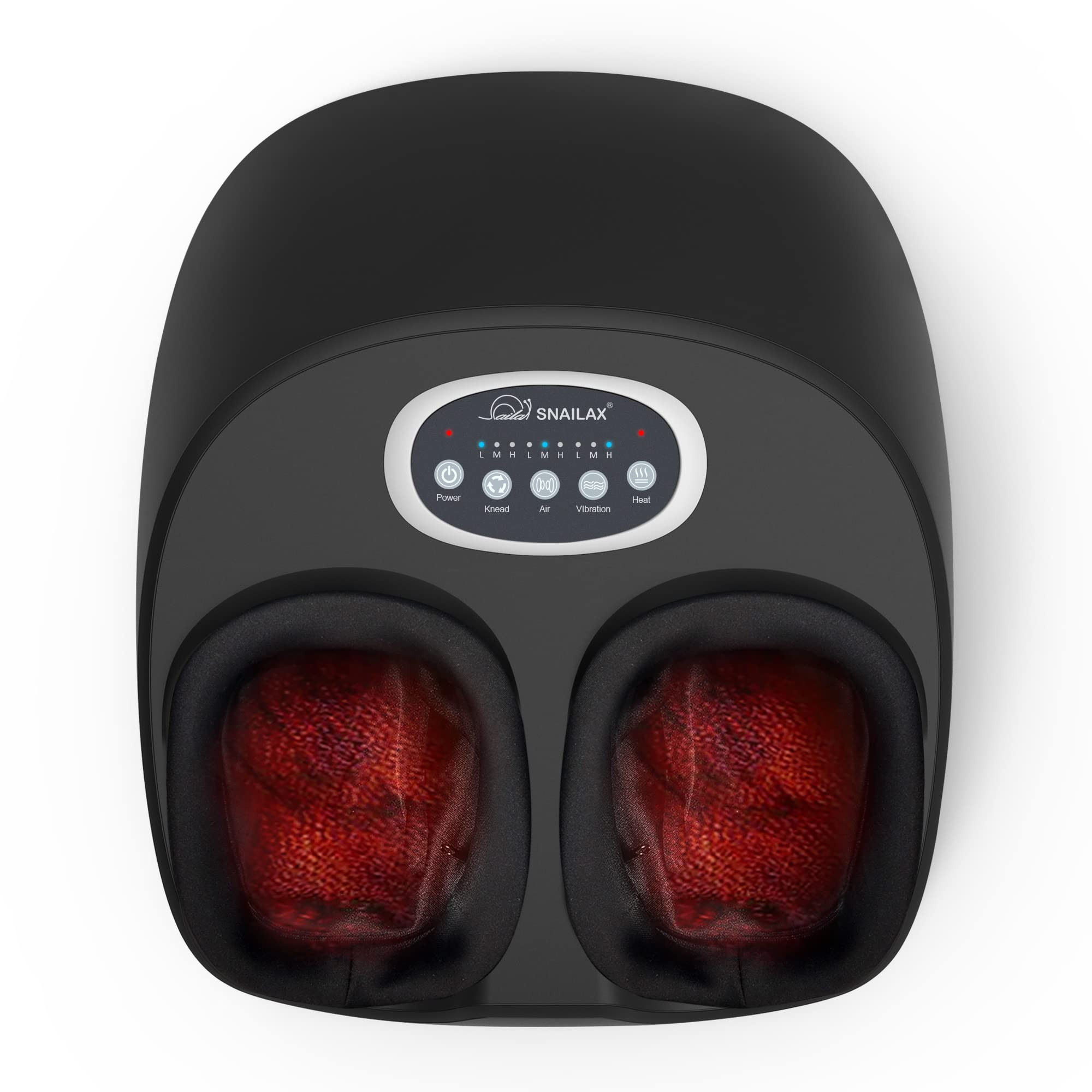 Snailax Shiatsu Foot Massager with Heat, FSA Eligible, Kneading, Compression, Vibration, Feet Mas... | Amazon (US)