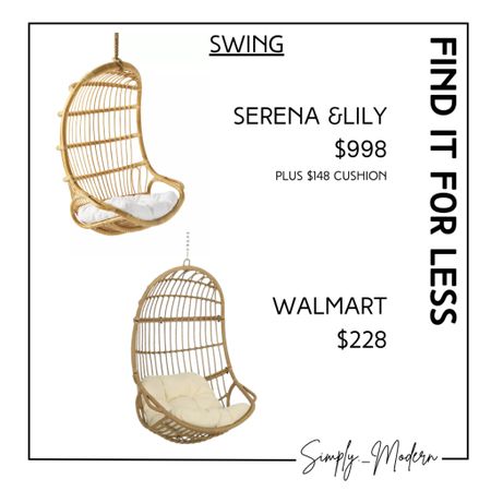 Find it for less- swing

#LTKhome