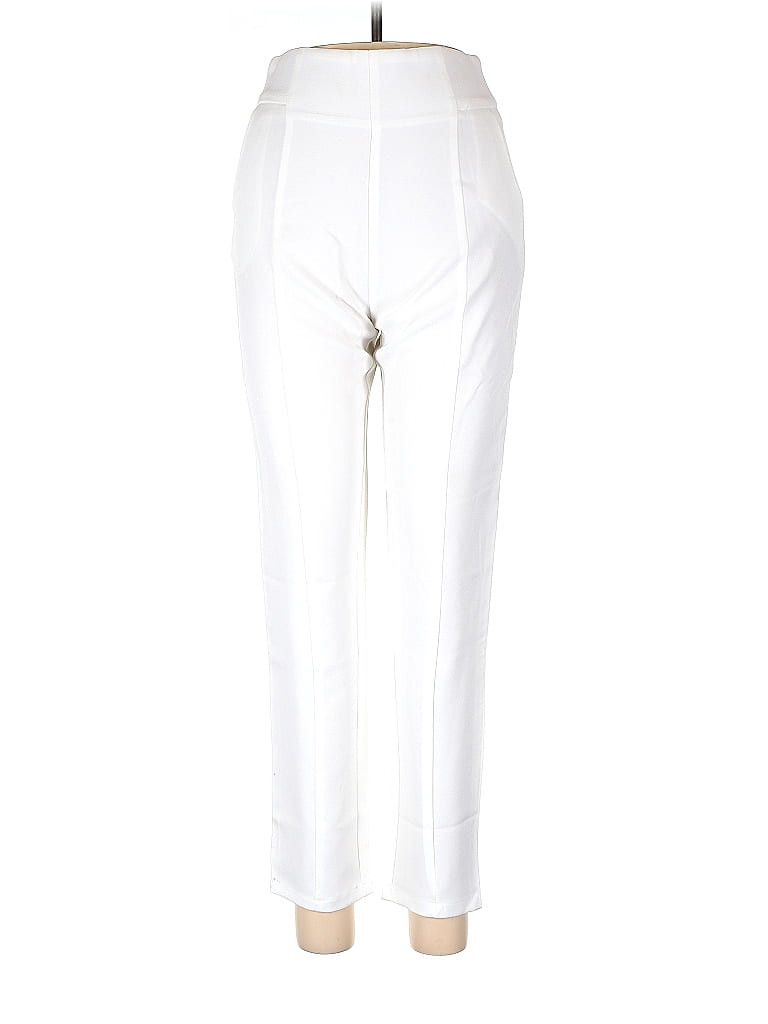 Beginning Boutique Dress Pants - High Rise: White Bottoms - Size 10 | ThredUp