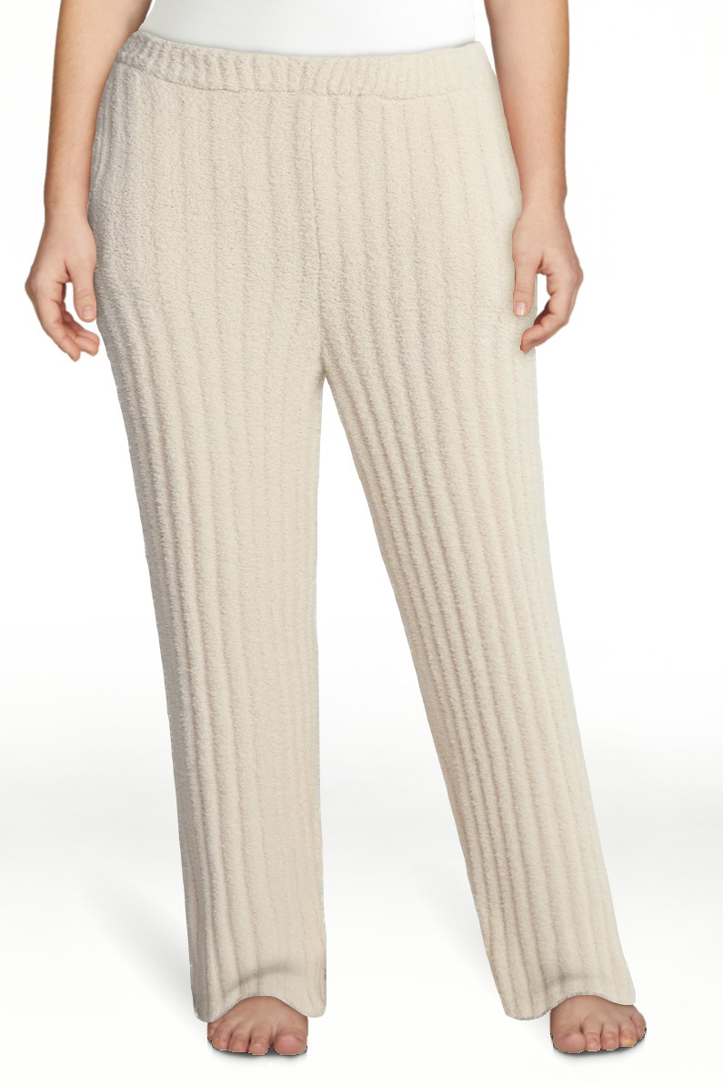 Joyspun Women's Sleepwear Ribbed Wide-Leg Pants, Sizes XS-3X | Walmart (US)