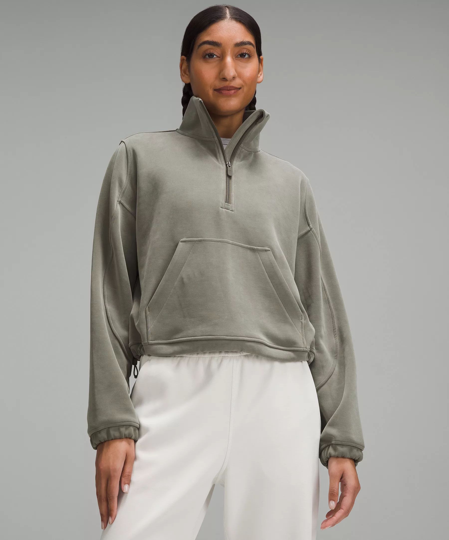 Brushed Softstreme Half Zip | Women's Hoodies & Sweatshirts | lululemon | Lululemon (US)