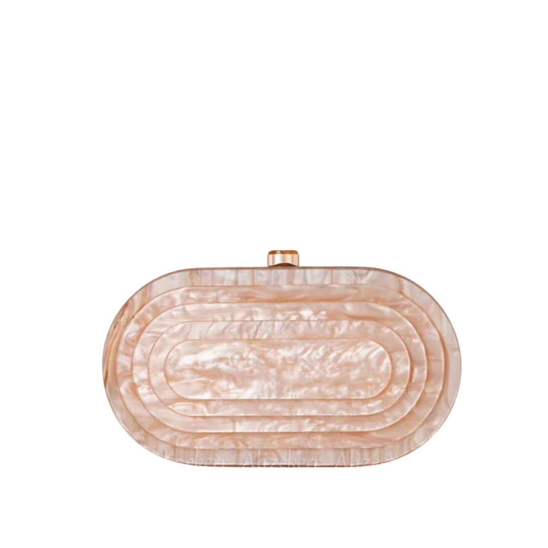 Blush Deco Clutch | Accessory Concierge