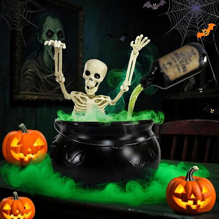 Halloween Decorations Indoor,Floating Bottle Cauldron,Halloween Cauldron With Floating Bottle,For... | Amazon (US)