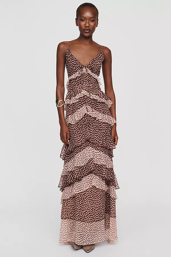 Diana Ruffle Maxi Dress | Anthropologie (US)