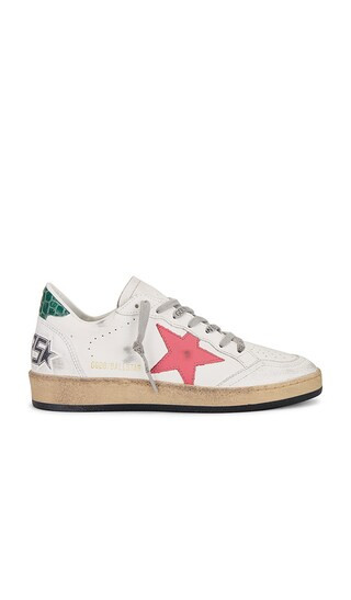 Ball Star Sneaker in White, Mineral Red, & Green | Revolve Clothing (Global)