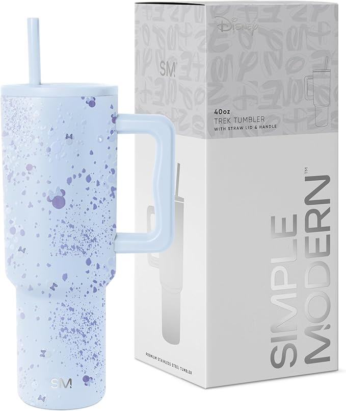 Simple Modern Disney 40 oz Tumbler with Handle & Straw Lid | Insulated Reusable Stainless Steel W... | Amazon (US)