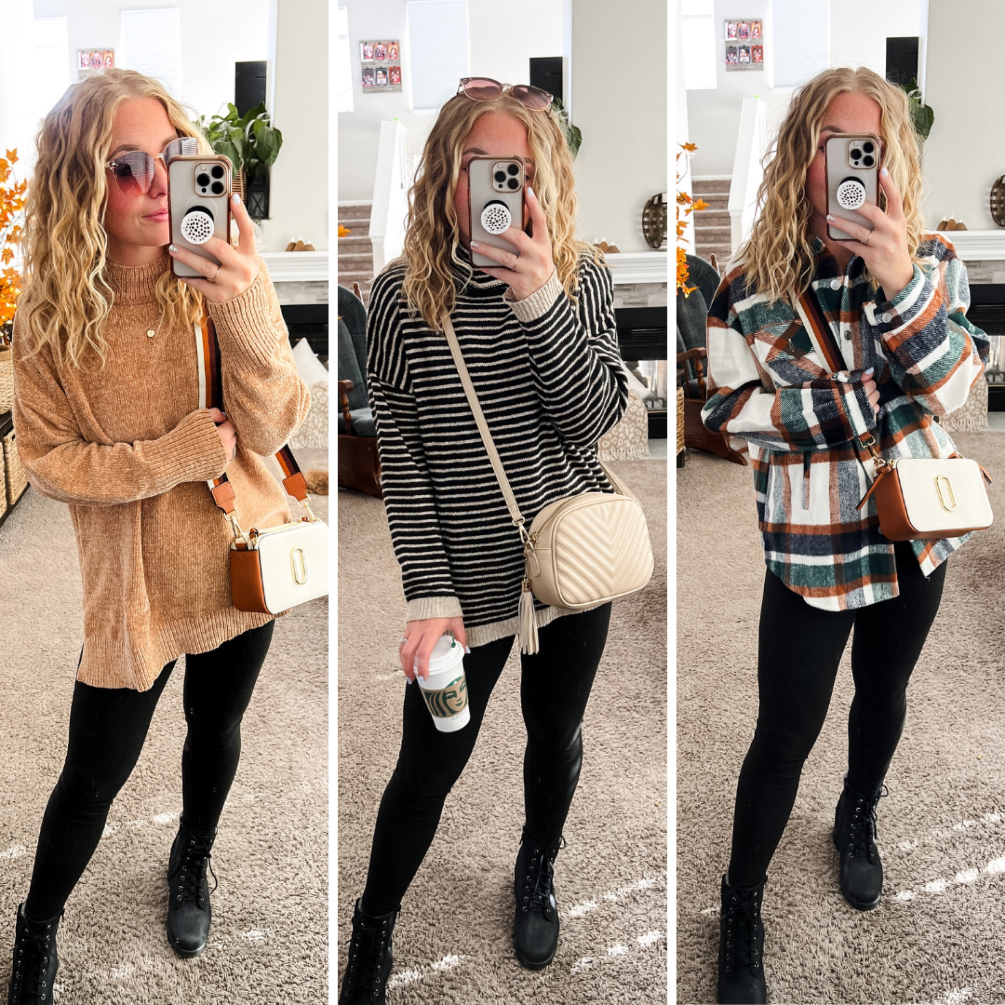 Fall outfit ideas with oversized sweaters, leggings, plaid shacket, and boots


//Fall outfits 2024, fall fashion finds,petite fashion, casual mom outfit ideas, fall outfit amazon, amazon outfit ideas, casual outfit ideas, outfit inspo, casual fashion, amazon fall fashion,  casual outfit fall, cute casual outfit, outfit ideas fall, amazon shoes, amazon bag, purse, size 4-6, casual fall outfits, casual outfit ideas everyday, fall tops, fall shoes, fall bags #ltkfindsunder100 #ltkshoecrush #ltkseasonal 

#LTKSaleAlert #LTKStyleTip #LTKFindsUnder50