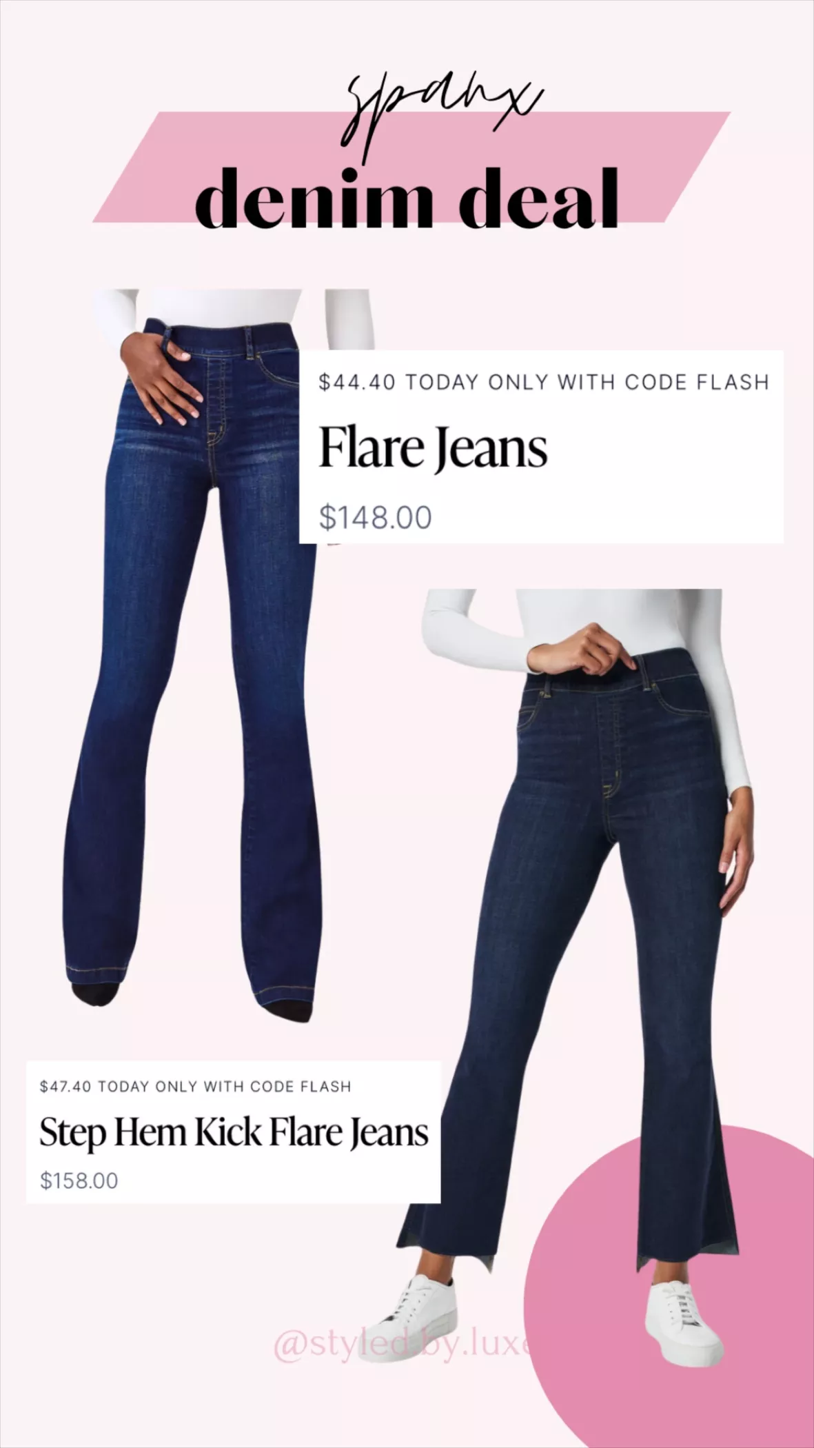 Step Hem Kick Flare Jeans, … curated on LTK