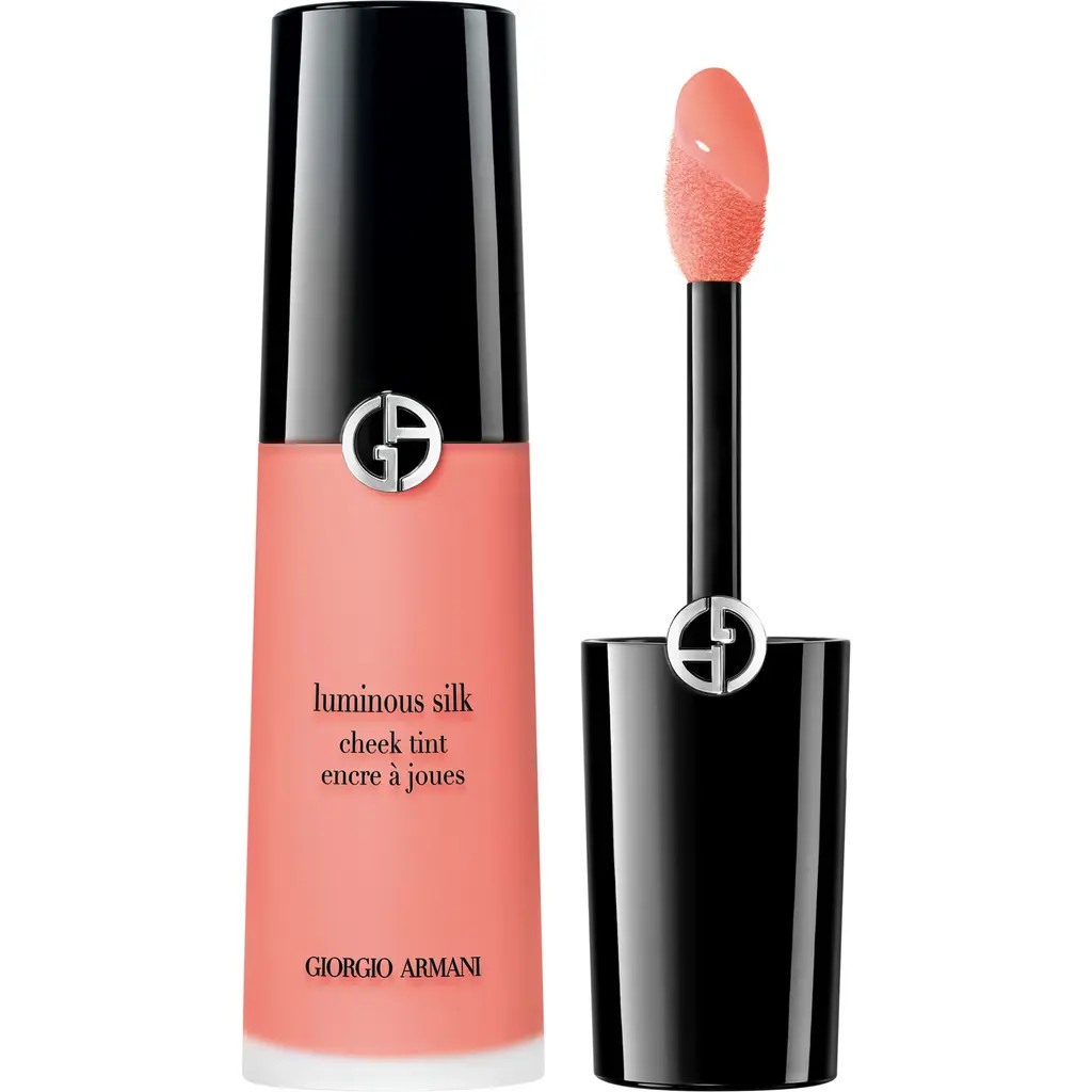 ARMANI beauty Luminous Silk Liquid Blush Cheek Tint in 50.5 - Rosy Peach at Nordstrom | Nordstrom