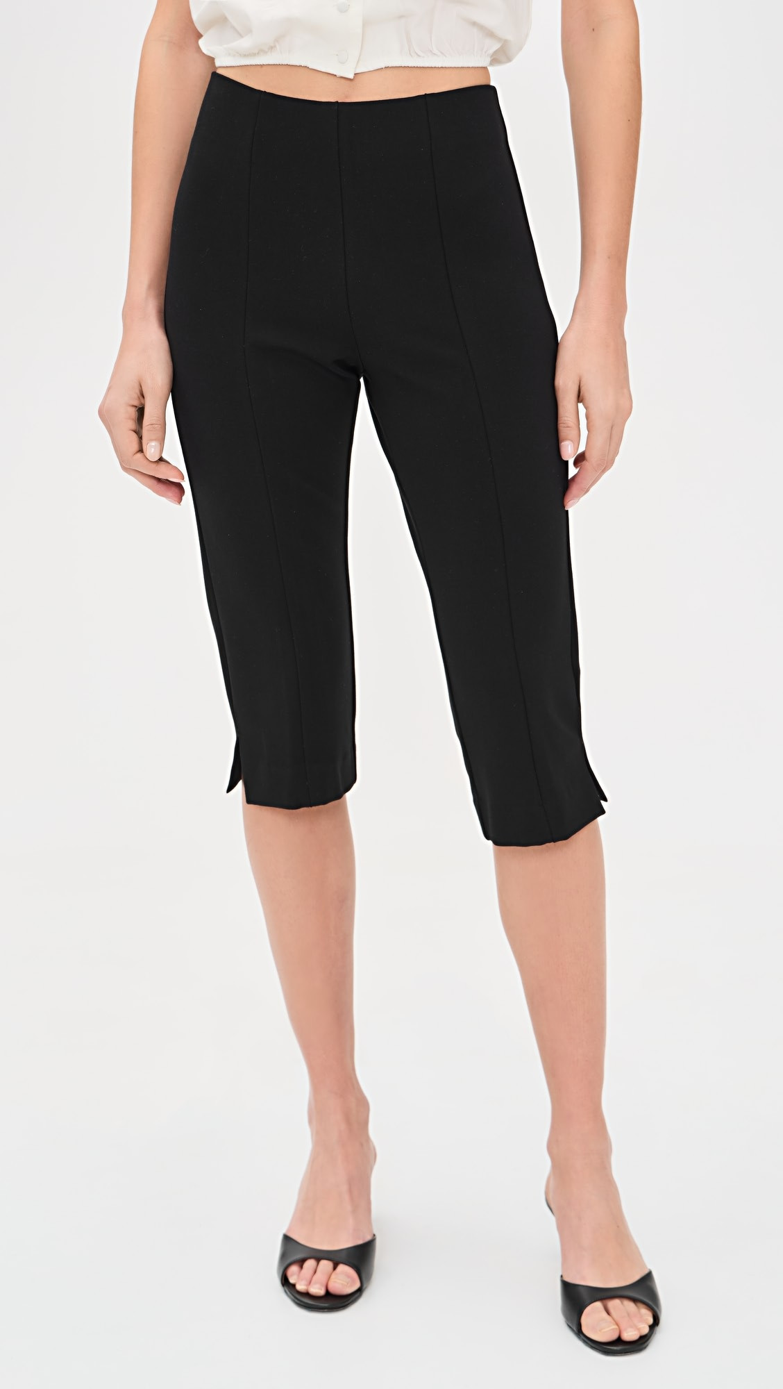 Soft Stretch Ponte Pull On Capris | Shopbop
