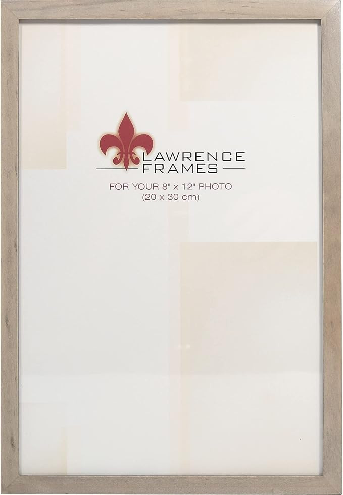 Lawrence Frames Gallery Wood Picture Frame, Light Gray (756182) | Amazon (US)