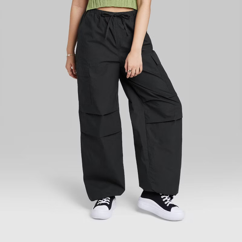 Women's Low-Rise Parachute Pants - Wild Fable™ | Target