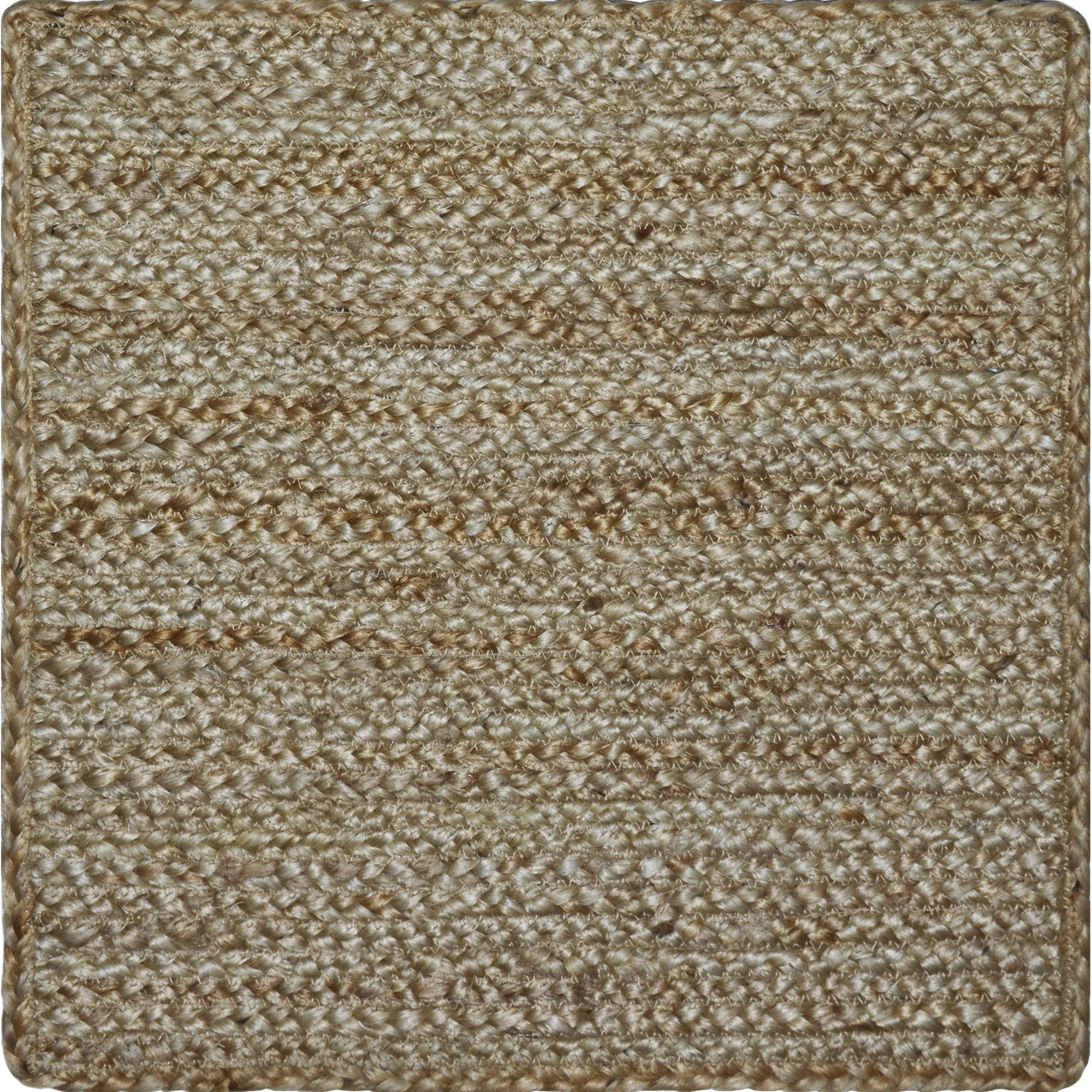 Better Homes & Gardens Jute Braid 14" Natural Color Square Table Place Mat - Walmart.com | Walmart (US)