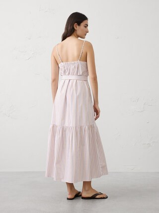 Strappy Tiered Maxi Dress | Banana Republic Factory