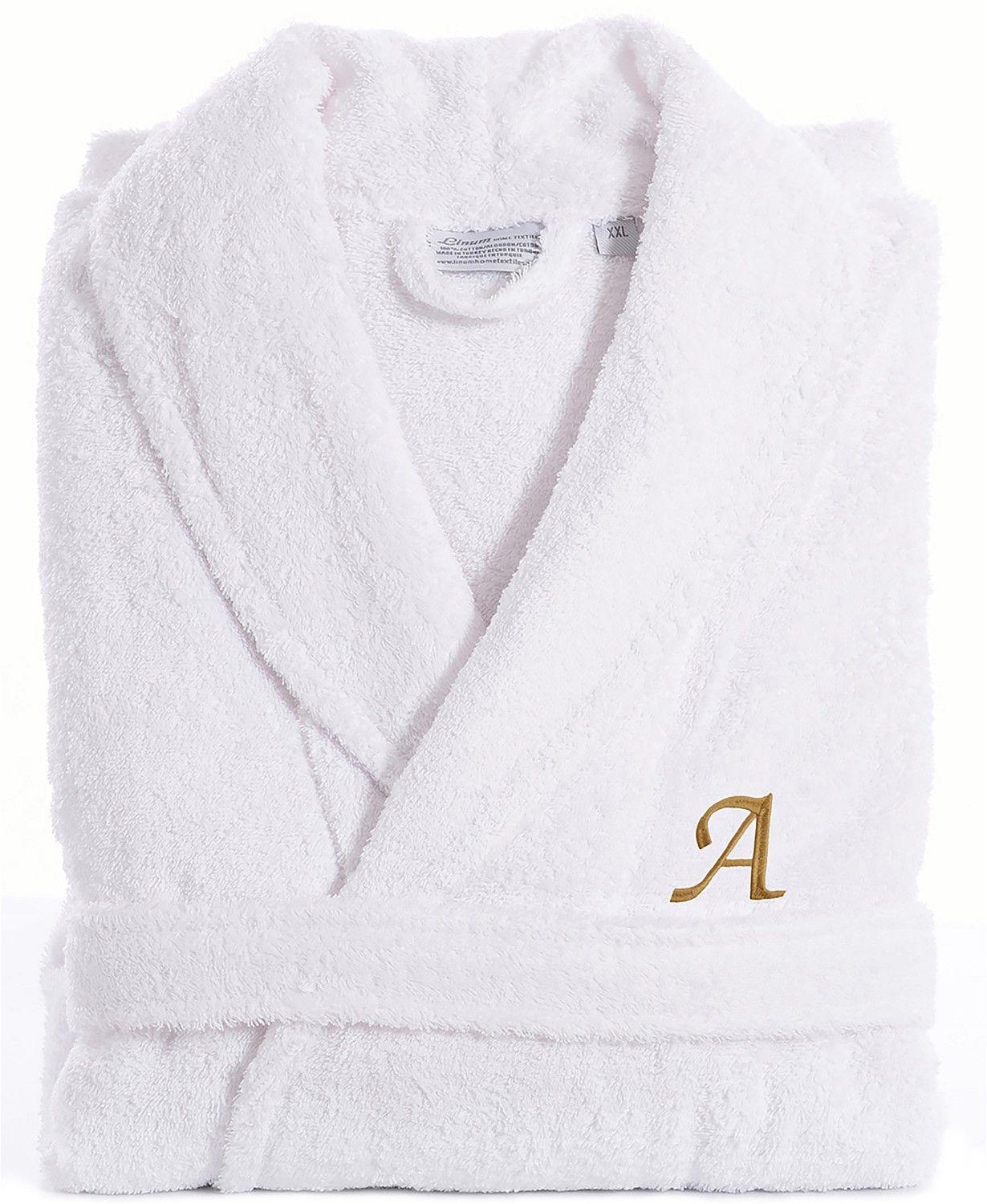 Linum Home Personalized 100% Turkish Cotton Terry Bath Robe & Reviews - Macy's | Macys (US)