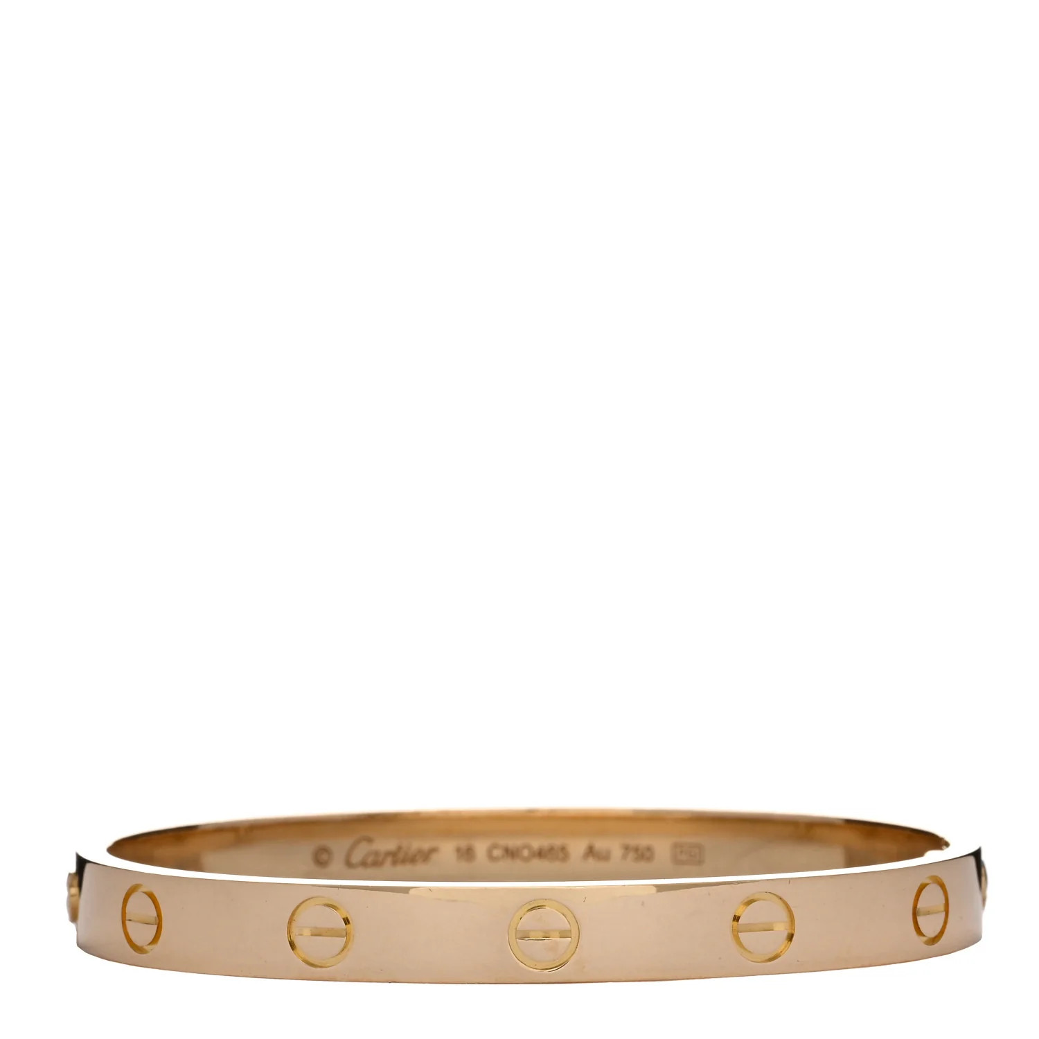 18K Yellow Gold LOVE Bracelet 16 | FASHIONPHILE (US)