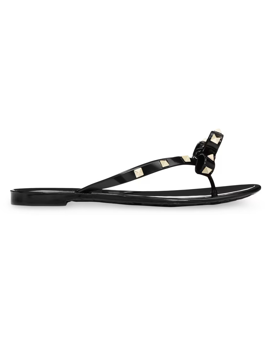 Rubber Rockstud Thongs | Saks Fifth Avenue