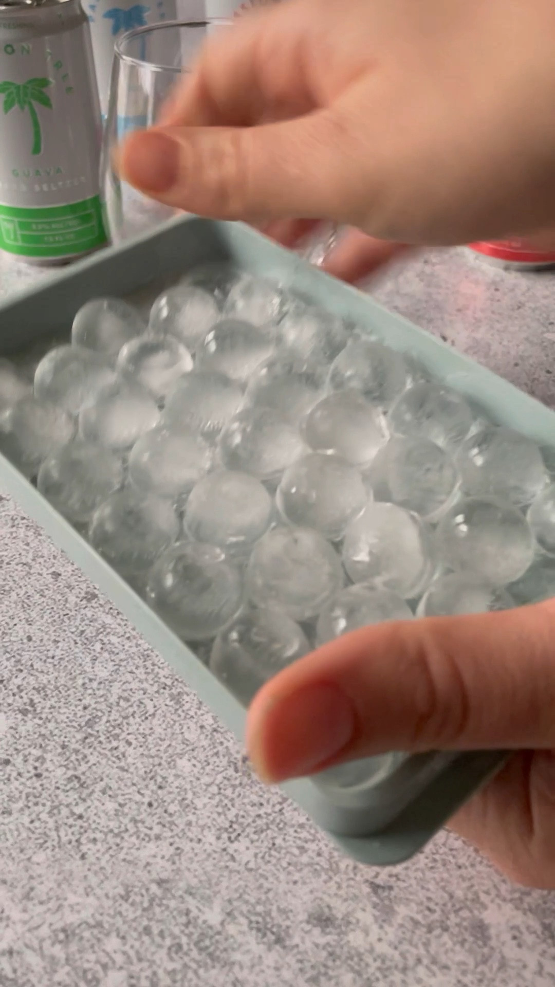Pebble ice cubes!!!
