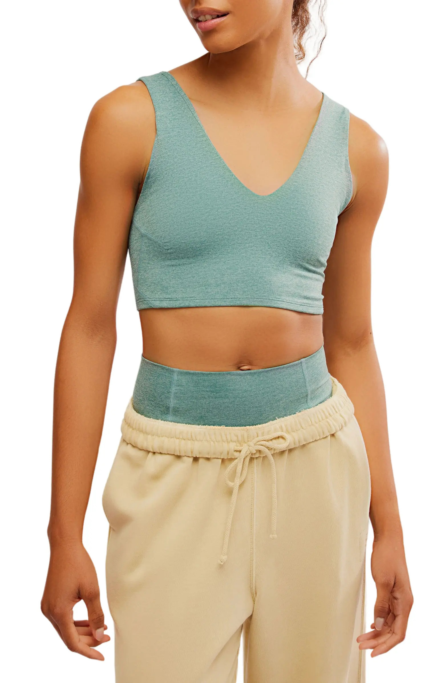 FP Movement Never Better Heather Crop Top | Nordstrom