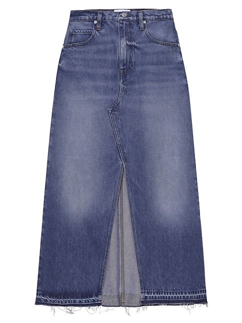 The Midaxi Denim Skirt | Saks Fifth Avenue