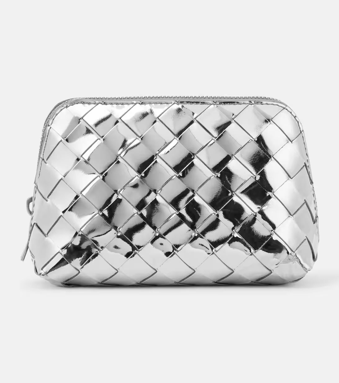 Intrecciato metallic leather pouch | Mytheresa (US/CA)