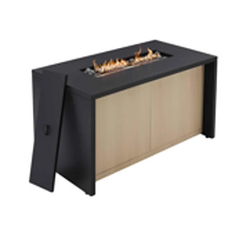 Better Homes & Gardens Ventura 4 Piece Outdoor Furniture Conversation Set with Firepit | Walmart (US)