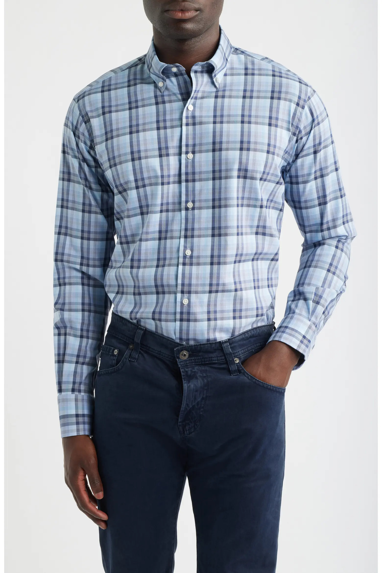 Swope Plaid Performance Twill Button-Down Shirt (Men) | Nordstrom | Nordstrom