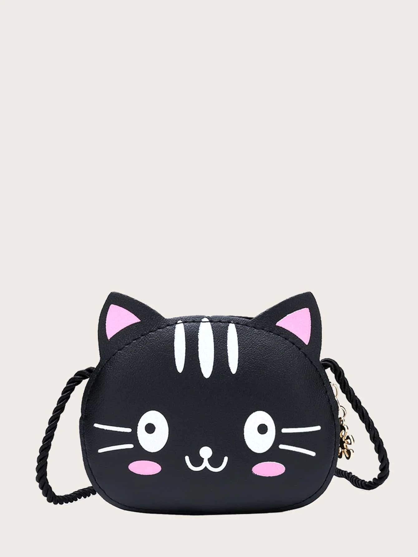 Girls Cartoon Cat Design Crossbody Bag | SHEIN