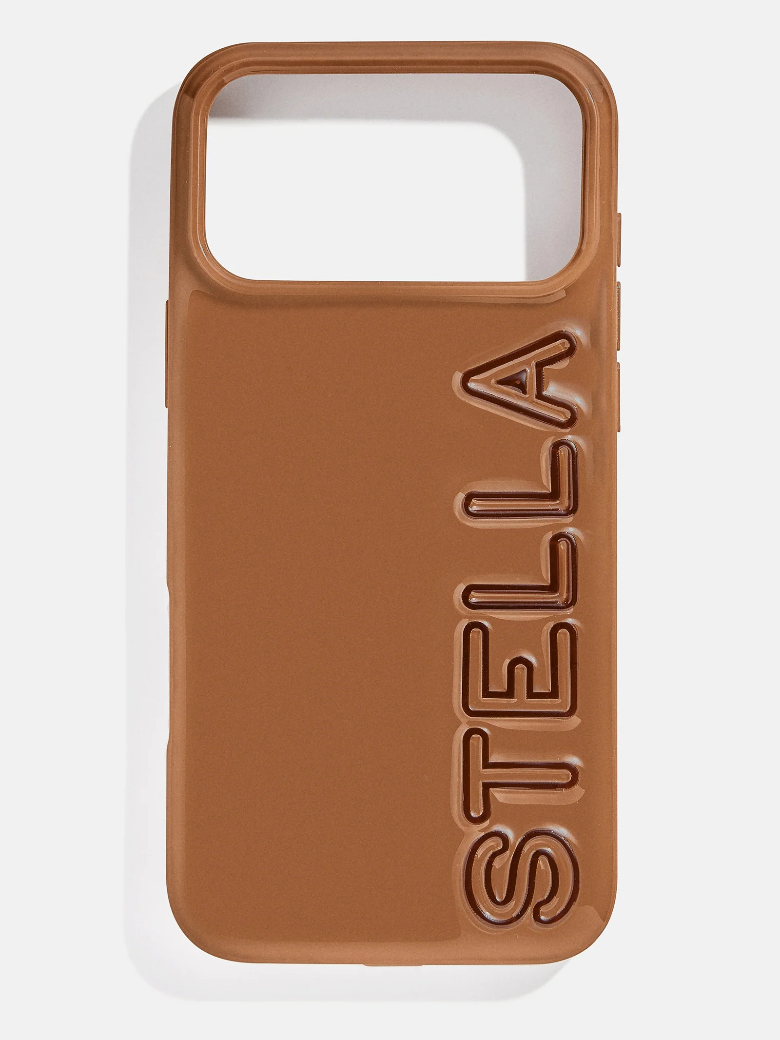 Fine Line Custom iPhone Case - Brown | BaubleBar