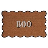 My Texas House Halloween Multicolor Scallop Boo Outdoor Coir Doormat, 18" x 30" | Walmart (US)