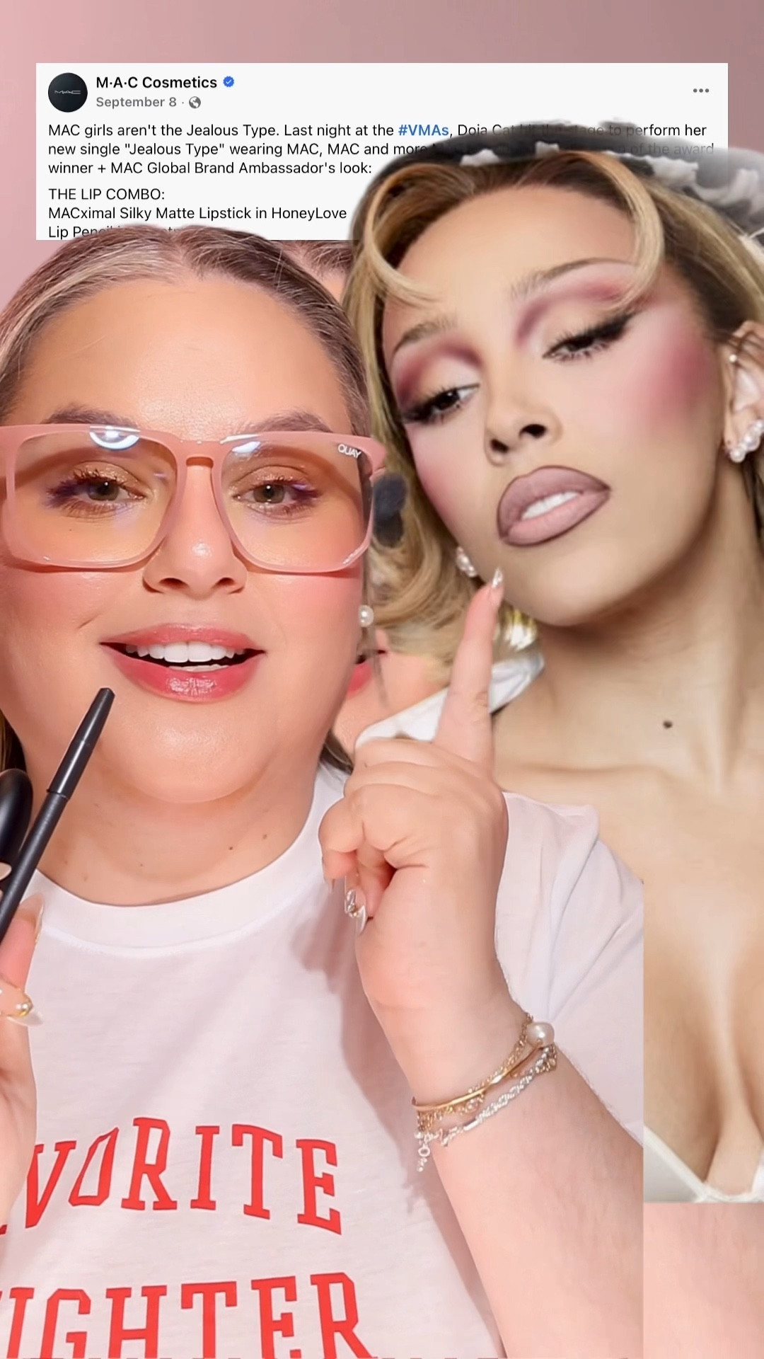 Mac Doja cat official performance lip combo!