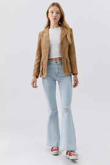 Lee Mid-Rise Flare Jean - Off Flight | Urban Outfitters (US and RoW)